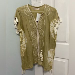 Mimosa Short Kaftan XS / Mustard